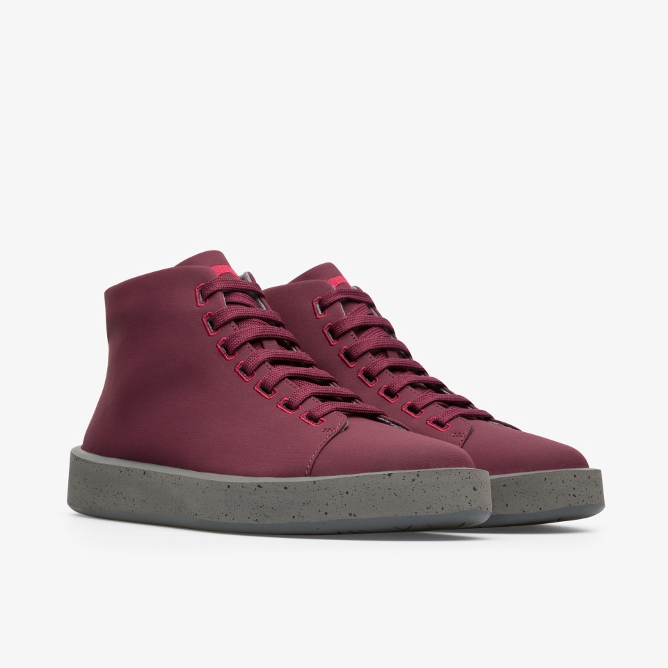 Camper Courb Burgundy - Camper Mens Ankle Boots ||5420-BGHWQ||